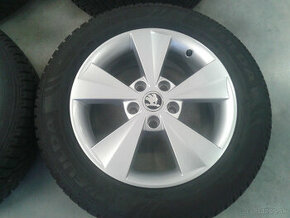 ALU disky 5x112 R16 6,5J ET46 ORIGINAL SKODA OCTAVIA 4