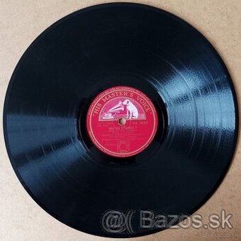 Gramodeska His Masters Voice z roku 1937 - top