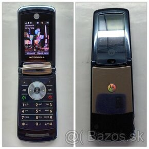 Motorola RAZR2 V8 Blue + Gold - RAZR V3 E4 Dotyková - 1