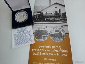 10 eur Spustenie parnej prevádzky na železničnej trati BA-TT - 1