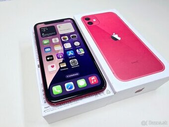 Apple IPHONE 11 128GB RED,Baterka 91%