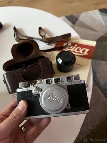 Leica IIIf (1949-1950) s objektívom Summitar 5cm