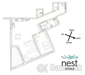 2-izbový byt s balkónom v NOVOSTAVBE - NESTHOME, Popradská,