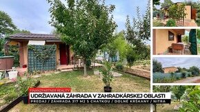 REZERVOVANÁ Záhrada 317 m2 s drevenou chatkou, Dolné Krškany