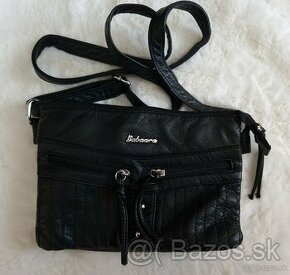 Dámska čierna crossbody kabelka