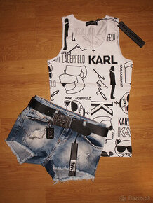 Karl Lagerfeld dámske riflové šortky
