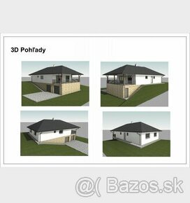 NA PREDAJ POZEMOK - 843M2 SO STAVBENÝM POVOLENÍM A  PROJEKTO