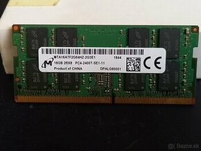 16GB DDR4 SO-DIMM RAM Micron 2400MHz - 1