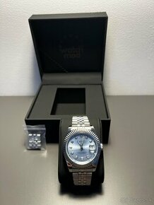 Seiko mod Datejust Blue Diamonds - 1