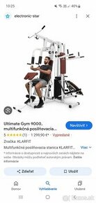 Kompletná veža Klarstein 9000 s legpressom - 1