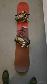 Predam snowboard  s viazaním, topánky 45 - 1