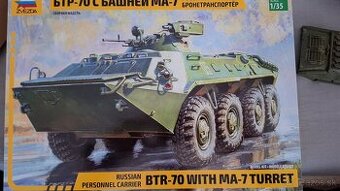 Predám nedostavaný plastovy model BTR-70 Zvezda