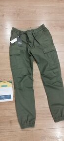 Vintage Industries Vince cargo jogger nohavice