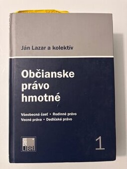 UK BA - PF - Občianske právo hmotné - vše. časť - Lazar a ko