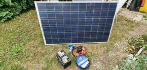 Fotovoltaický solarní panel, baterie,regulátor nabíjení - 1