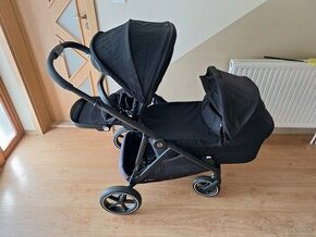 Súrodenecký kočík Cybex Gazelle S moon black