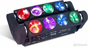 LED spider rgb super silný, miešanie farieb 8x15W