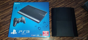 PS3 Superslim 12 GB + krabica v top stave PREDANE