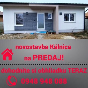 🏡 Exkluzívna novostavba 4-izbového rodinného domu v Kálnici