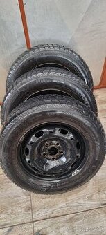 Predam 3x175/70 r14 Nokian, plechové disky 5x100r14,Skoda VW