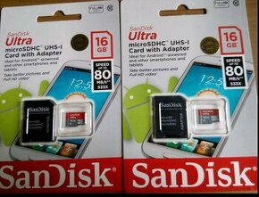 Pamäťová karta SanDisk SDHC 16 GB Ultra Class 10 U