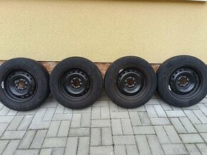 Plechové disky s pneumatikami 155/80 R13 - 1