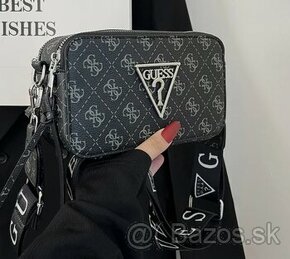 kabelka Guess crossbody čierna - 1