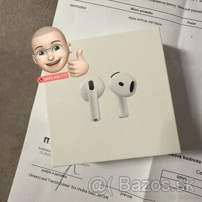 ☘️ [AKTUÁLNE] - Apple AirPods 4 - ZÁRUKA - ORIGINÁL