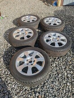 Skoda Octavia 2 - 5xALU disky R16 5x112 205/55 R16