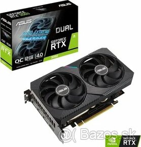 ASUS DUAL GeForce RTX 3060 O12G V2 - nova + zaruka