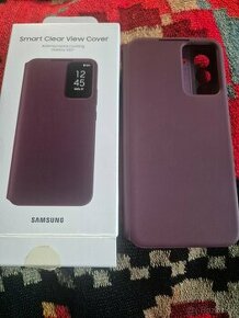 Cover zadný Samsung S22 plus bordové knižkové