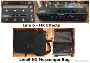 Line6 HX Effects + Line6 HX Messenger Bag