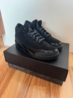 Jordan 3 Black Cat, veľ. 42