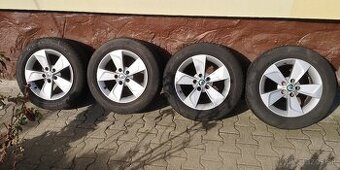 ALU disky 5x112 Škoda, pneu 215/60 R16