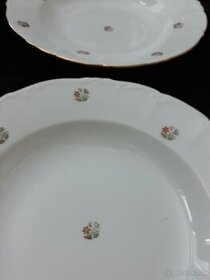 Hlboké porcelánové taniere 50.roky - 1