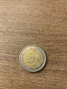 2€ minca kvet moruška r. 2006