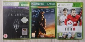 XBox 360 Skyrim + Halo 3 + FIFA 11