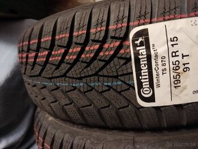 Predám zimné p.Continental Winter Contact  TS870 195/65R15T