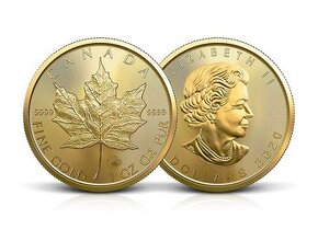 Investičné zlato - Zlatá minca Canadian Maple Leaf 1 oz 2020