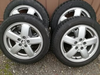 Alu disky škoda 5x100 r15+zimné 175/60 r15