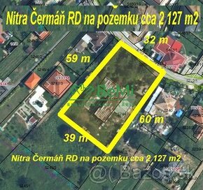 Rodinný dom Nitra - Čermáň, pozemok 2 127 m2, krb, bazén, te