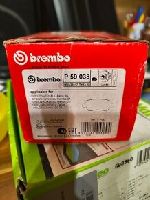 BREMBO P 59 038 Brzdové doštičky/platničky