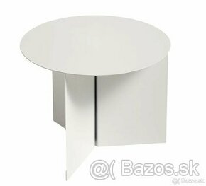 Stolík Slit Table, Round White, značka HAY, malý