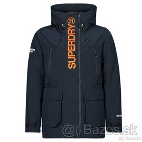 SUPERDRY ULTIMATE WINDCHEATER námornícka modrá / oranžová