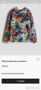 Mikina H&M smiley world veľ.146/152