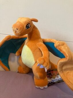 Nový veľký plyšový Pokémon drak Charizard s vysačkou