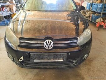 Rozpredam Volkswagen Golf6 1,6tdi 77kw Variant farba cierna