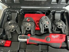 Milwaukee set M12 HPT lisovacie náradie, 4x čeľuste, 2x bate - 1