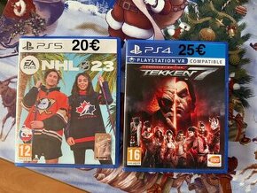 NHL23 & Tekken 7 hry na PS4/PS5