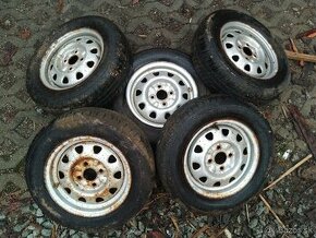 5 kusov letmých kolies na škoda Felicia 165/70 R13 4x100 - 1